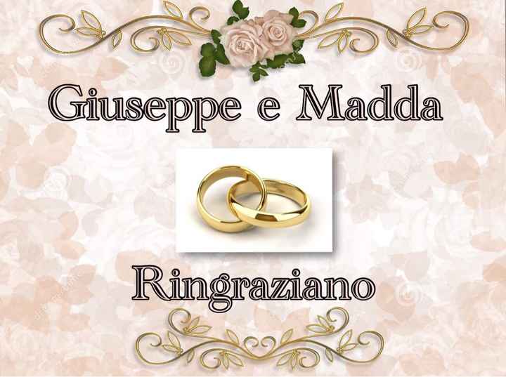 Biglietti segnaposto - 1