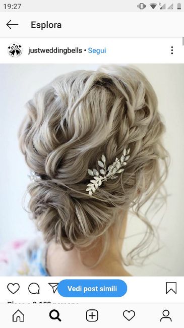 Capelli ricci da sposa - 1