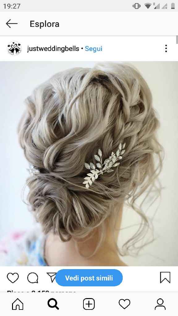 Capelli ricci da sposa - 1