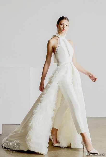 abito da sposa a pantalone - 10