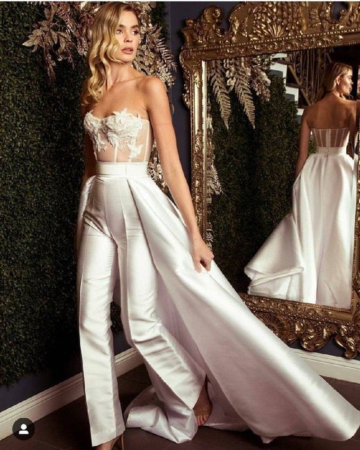 abito da sposa a pantalone - 13