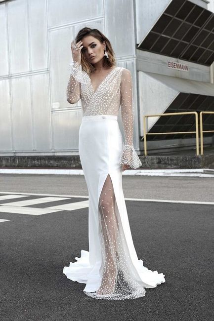 Abiti da sposa moderni e minimal 8