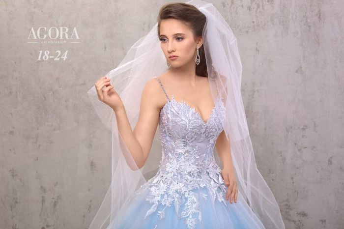 Abiti da sposa colorati tendenza 2019 - 3