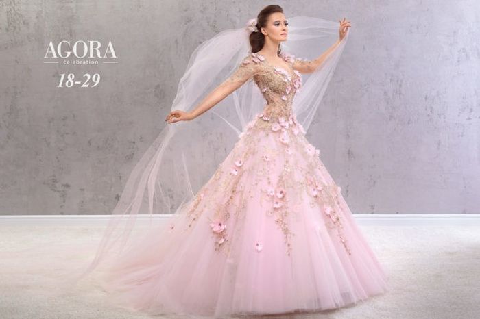 Abiti da sposa colorati tendenza 2019 - 4