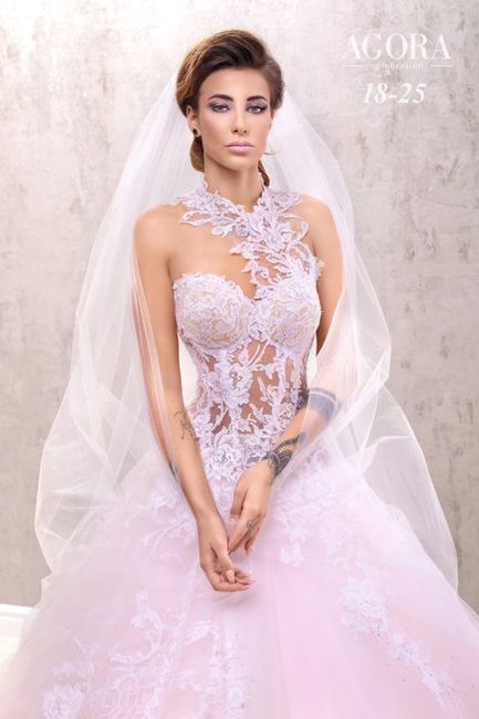 Abiti da sposa colorati tendenza 2019 - 16