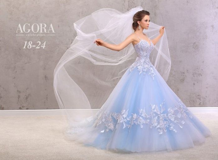 Abiti da sposa colorati tendenza 2019 - 18