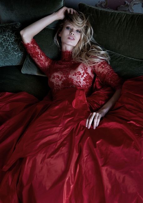 Abito da sposa in rosso - 3