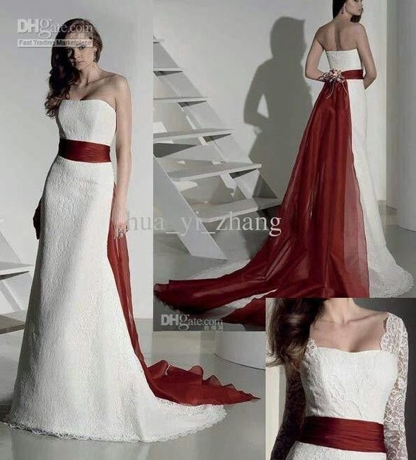 Abito da sposa in rosso - 14