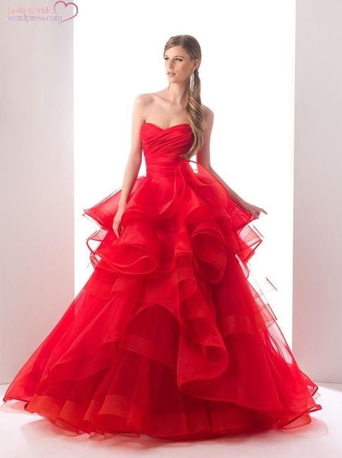 Abito da sposa in rosso - 16