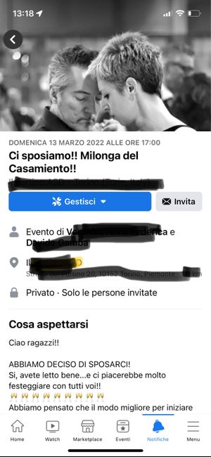 Inviti post serata 1