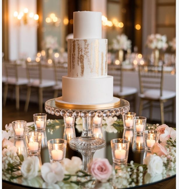 Candele sul tavolo della torta? 9