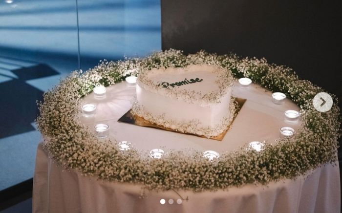 Candele sul tavolo della torta? 8