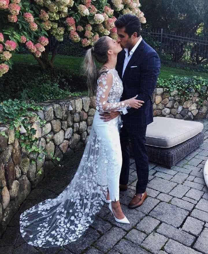 abito da sposa a pantalone - 1