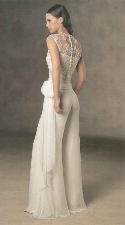 abito da sposa a pantalone - 7