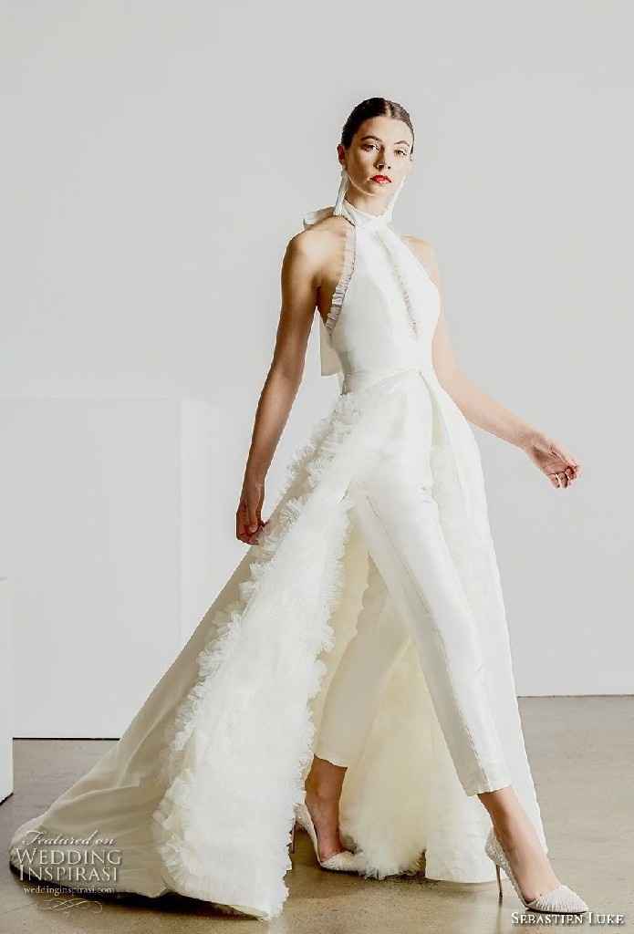 abito da sposa a pantalone - 10