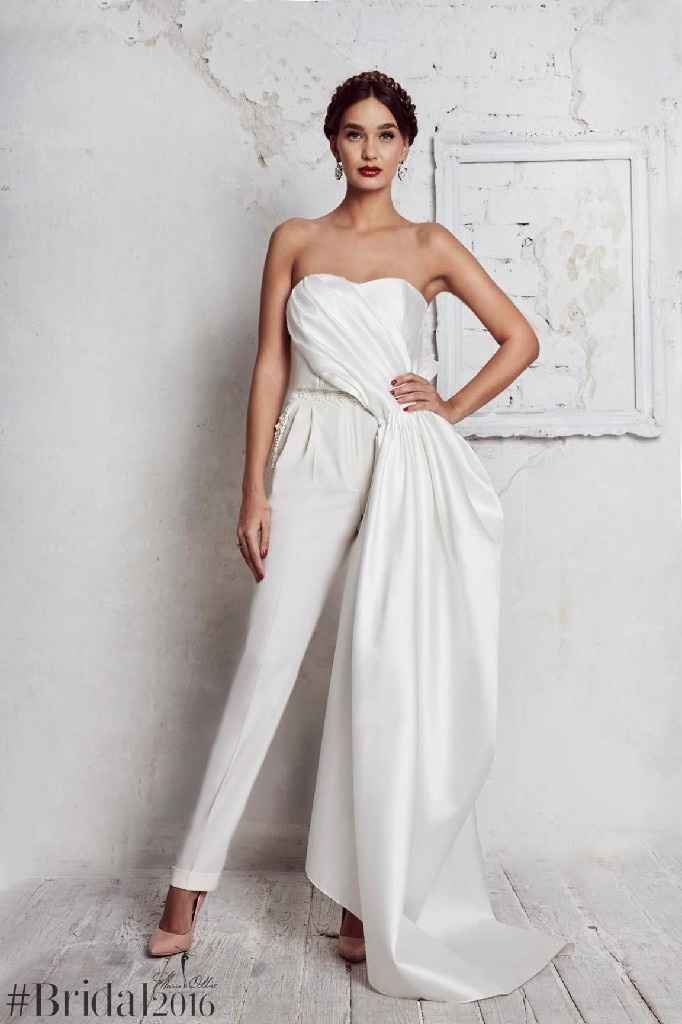 abito da sposa a pantalone - 15