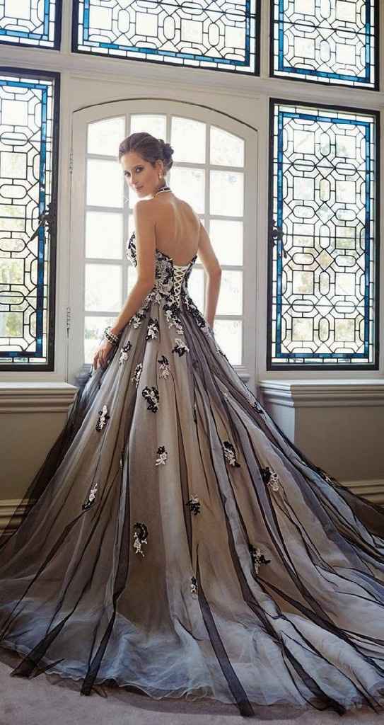 Abiti da sposa colorati tendenza 2019 - 19