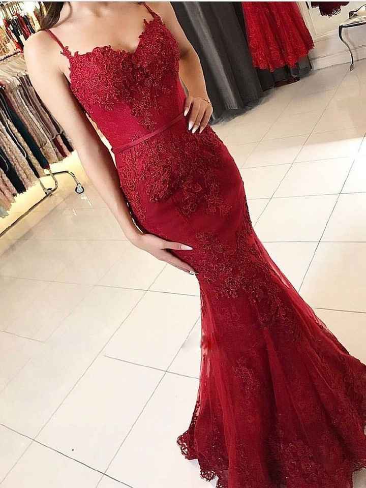 Abito da sposa in rosso - 6