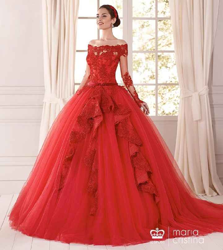 Abito da sposa in rosso - 10