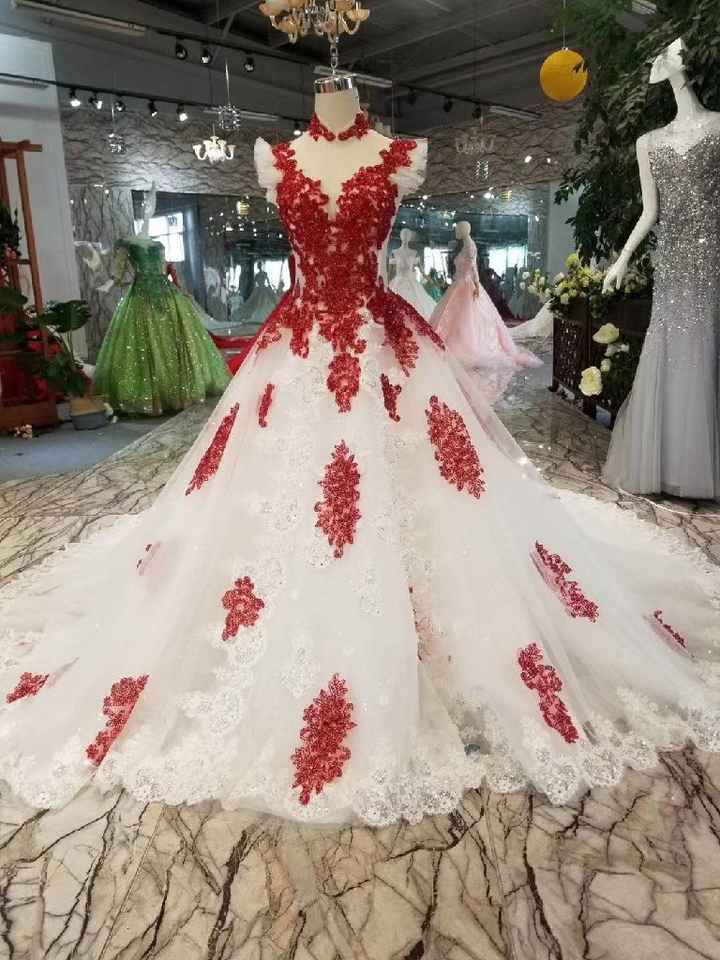 Abito da sposa in rosso - 13
