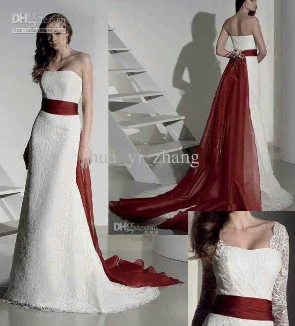 Abito da sposa in rosso - 14