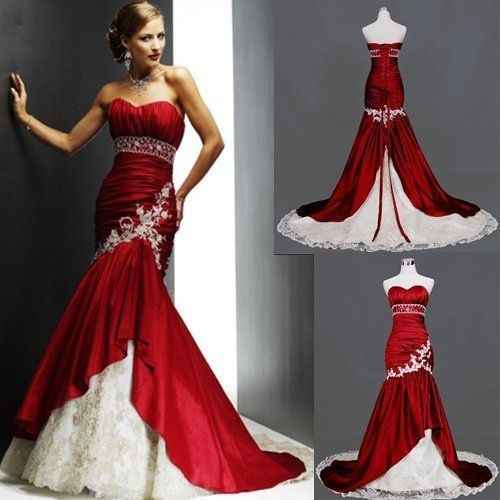 Abito da sposa in rosso - 15