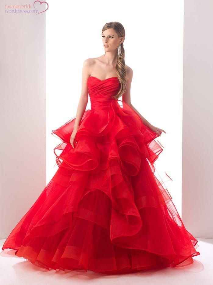Abito da sposa in rosso - 16