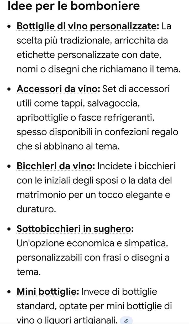 Scelta bomboniera - 1