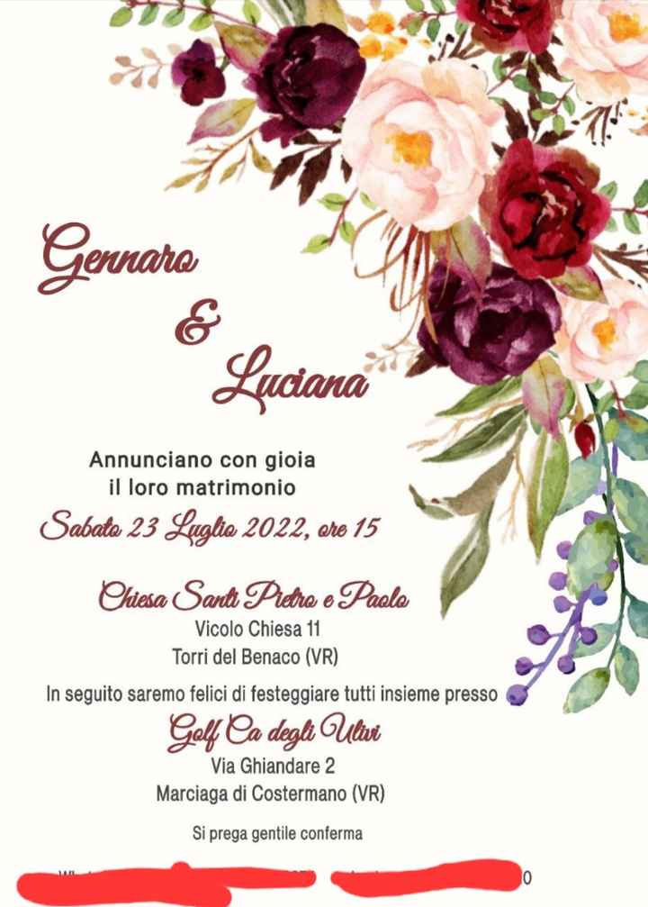 Foto delle vostre partecipazioni ❤️ - 1