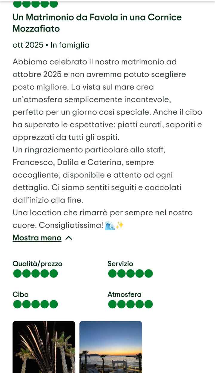 Recensione cibo - 2