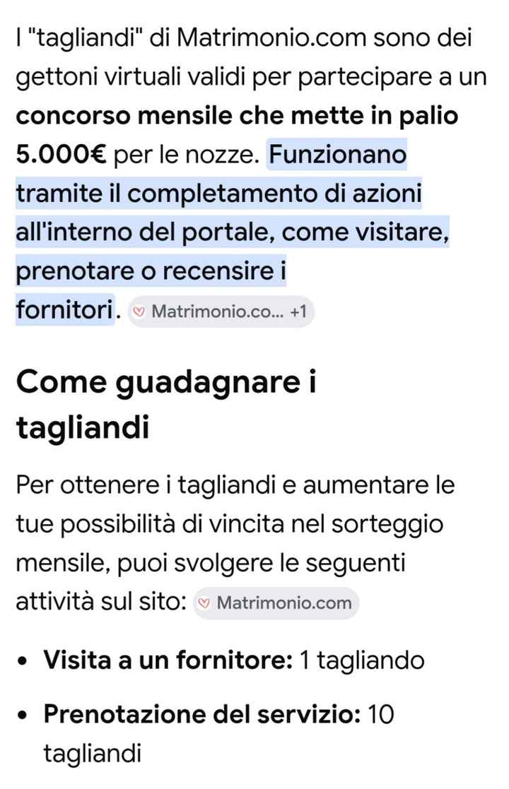 Tagliando - 1