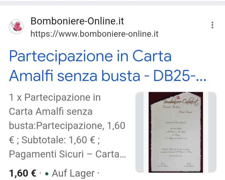 Partecipazioni in carta Amalfi - 3