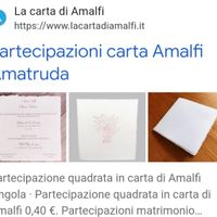 Partecipazioni in carta Amalfi - 2