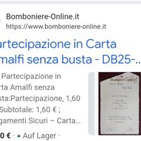 Partecipazioni in carta Amalfi - 3