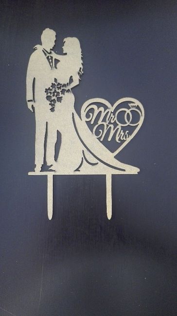 Cake topper numero 2 - 1