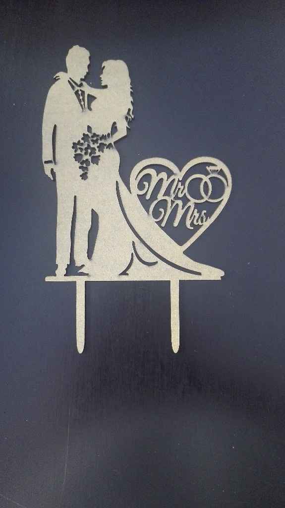Cake topper numero 2 - 1