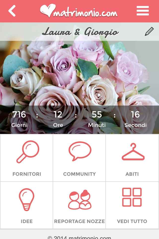 Quanto manca alle vostre nozze? - 1