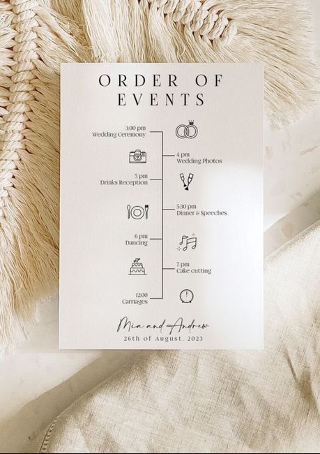 Timeline Matrimonio 6