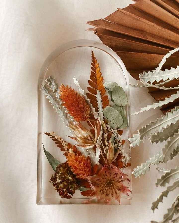 Conservare bouquet in una cornice - 2