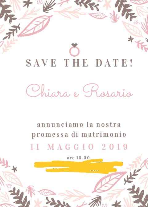 Save the date!! Promessa - 1