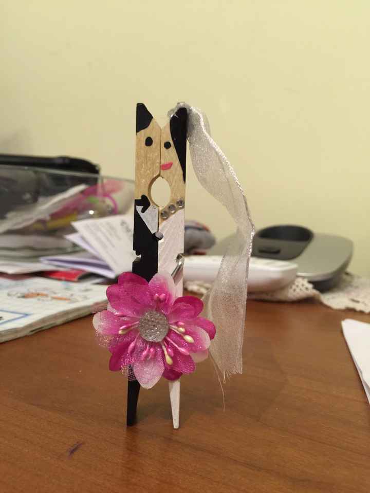 La preparazione dei miei segnaposto....prende forma