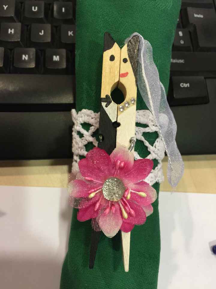 Segnaposto con portatovagliolo all'uncinetto!!!! FAI DA ME!!!!