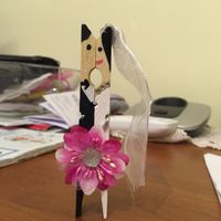 La preparazione dei miei segnaposto....prende forma