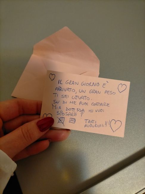 Dopo quanto tempo c'è stata la proposta? - 1