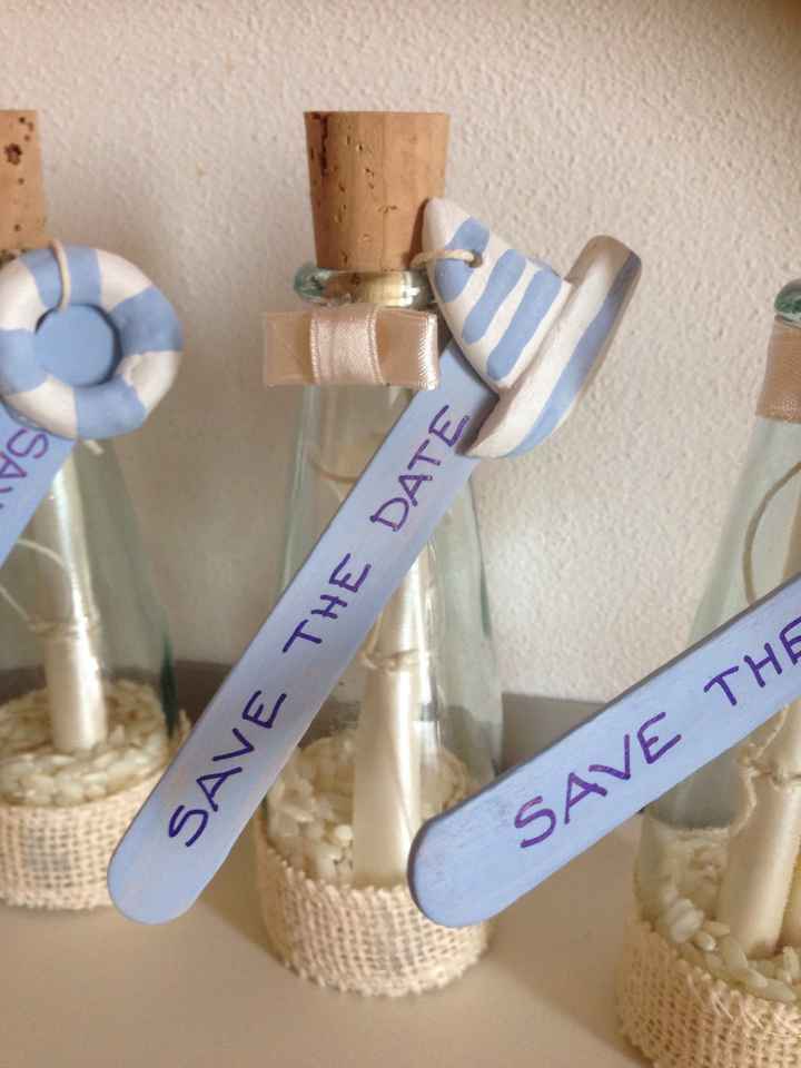  Inviti fatti in casa "message in a bottle" - 3
