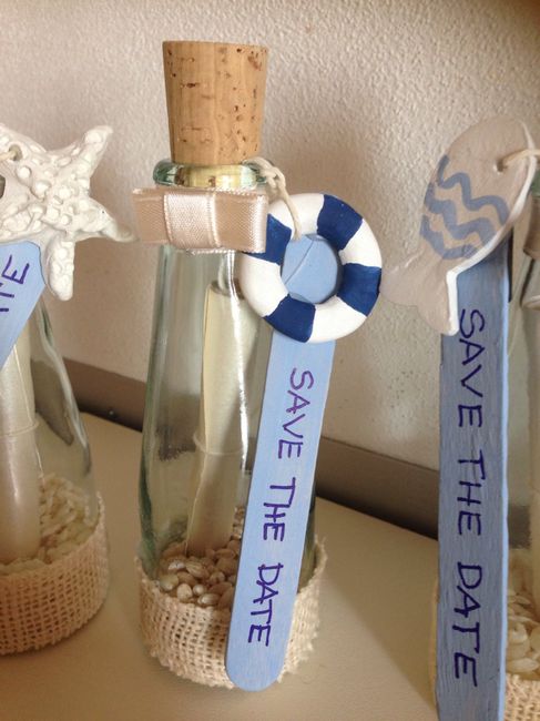  Inviti fatti in casa "message in a bottle" - 4