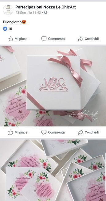 Partecipazioni in scatola con confetti...chi li fa? 4