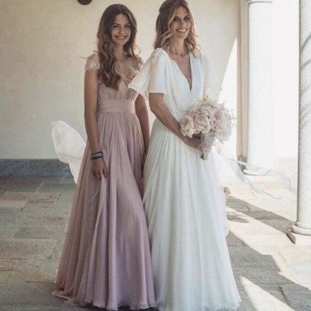 La sposa Filippa Lagerback e sua figlia in Enzo Miccio