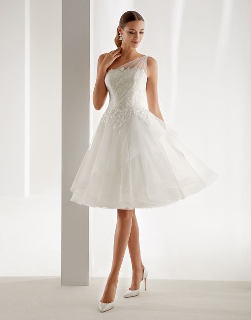 10 abiti da sposa corti della collezione 2019 2