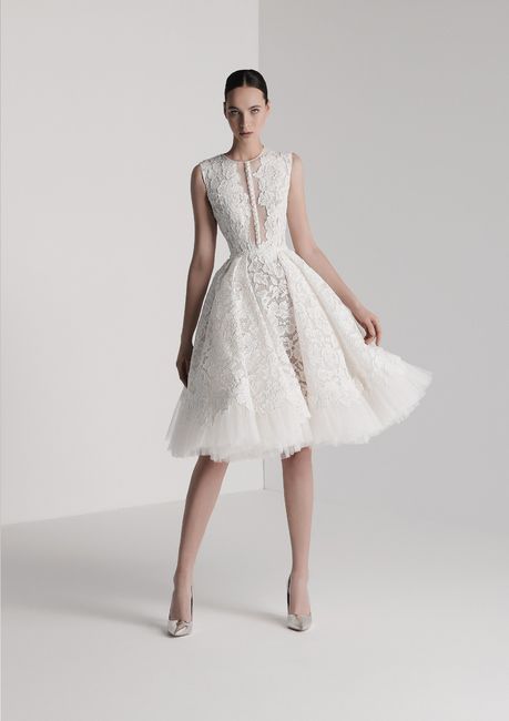 10 abiti da sposa corti della collezione 2019 3